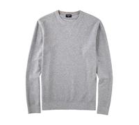 OLYMP Herren Pullover Rundhals Casual.Strick,Struktur,Regular fit,grau 62,S