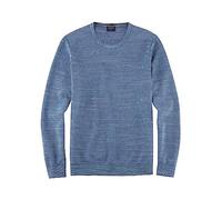 OLYMP Herren Pullover Rundhals Casual Strick,Uni,Regular fit,nürnbergerblau 17,XXL
