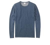 OLYMP Herren Pullover Rundhals Strick Level Five,Uni,Body fit,ozon 12,XL