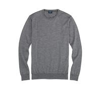 OLYMP Herren Pullover Rundhals Strick Regular Fit Silbergrau Gr. 3XL