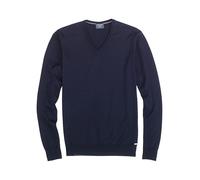 OLYMP Herren Pullover V-Ausschnitt Casual.Strick,Single Jersey,Regular fit,Marine 18,XXL