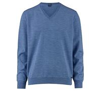 OLYMP Herren Pullover V-Ausschnitt Strick,Uni,modern fit,bleu 11,S