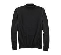 OLYMP Herren Rollkragenpullover Casual Strick – Single Jersey, Regular Fit – Schwarz L