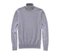 OLYMP Herren Rollkragenpullover Casual.Strick,Single Jersey,Regular fit,Silbergrau 63,XL