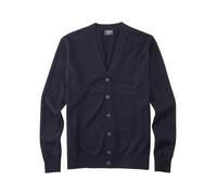 OLYMP Herren Strickjacke 978 Knit – Single Jersey, Regular Fit, Marine, XL