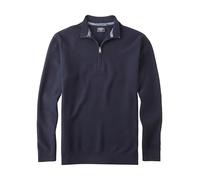 OLYMP Casual Regular Fit Troyer marine, Einfarbig