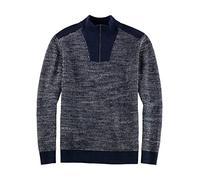 OLYMP Herren Strickpullover Strick,Uni,modern fit,Marine 18,L