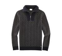 OLYMP Herren Sweatshirt Level Five Strick,Body fit,Marine 18,XL