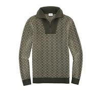 OLYMP Herren Sweatshirt Level Five Strick,Body fit,Oliv 47,S