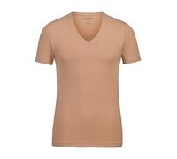 OLYMP Herren T-Shirt Kurzarm Level.Five,Einfarbig,Body fit,Caramel 24,S