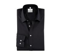OLYMP Herren T-Shirt Kurzarm Level.Five,Einfarbig,Body fit,schwarz 68,XL