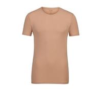 OLYMP Herren T-Shirt Langarm Level.Five,Einfarbig,Body fit,Caramel 24,XL