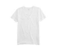 OLYMP Herren T-Shirt Langarm Level.Five,Einfarbig,Body fit,Weiss 00,M