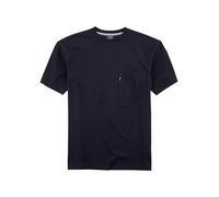 OLYMP Casual Wirk T-Shirt Herren, Blau, Kurzarm, L (56004218L)