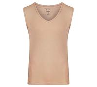 OLYMP Herren Tanktop Level 5 Body Fit, tiefer V-Ausschnitt, Caramel, M
