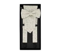 OLYMP Hosenträger+Schleife+Einstecktuch Herren grau, One Size