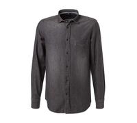 OLYMP Jeanshemd Herren Regular Fit Langarm Baumwolle grau, S