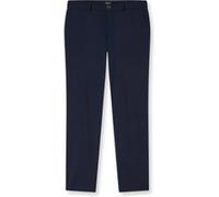 Chinohose OLYMP "Jogg Jersey Toronto", Herren, Gr. 38, Länge 32, marine, Jersey, Obermaterial: 50% Viskose, 45% Polyester, 5% Elasthan, unifarben, slim fit lang, Hosen Chinohose, slim fit, flexibler B
