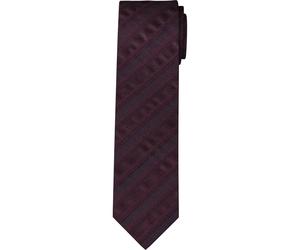 OLYMP Krawatte aubergine, Gestreift