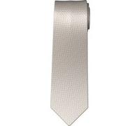 OLYMP Krawatte Herren Seide beige gemustert, One Size