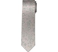 OLYMP Krawatte Herren grau gemustert, One Size