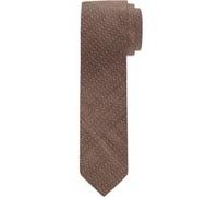 OLYMP Krawatte natur, Gepunktet