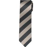 OLYMP Seidenkrawatte im Allover-Look (6,5 cm) in Beige, Größe 1