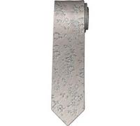 OLYMP Krawatte Herren – grau gemustert – One Size