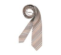 OLYMP Krawatte Herren beige College-Streifen, One Size