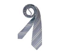 OLYMP Krawatte Herren blau College-Streifen, One Size