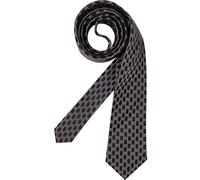 OLYMP Krawatte Herren grau gemustert, One Size