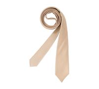 OLYMP Krawatte Herren Seide beige gemustert, One Size