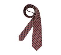 OLYMP Krawatte Herren Seide blau gemustert, One Size