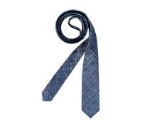 OLYMP Krawatte Herren Seide blau gemustert, One Size