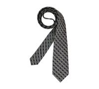 OLYMP Krawatte Herren Seide blau gemustert, OneSize