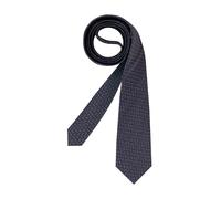 OLYMP Krawatte Herren Seide blau gemustert, One Size