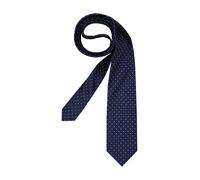 OLYMP Krawatte Herren Seide blau gemustert, One Size