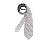 OLYMP Krawatte Herren Seide grau gemustert, One Size