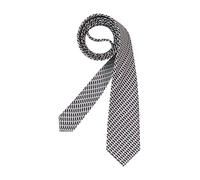 OLYMP Krawatte Herren Seide grau gemustert, One Size