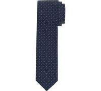 Krawatte OLYMP "Seidenkrawatte", Herren, blau (marine), Seide, Minimalmuster, Krawatten, aus reiner Seide (50380728-0) marine