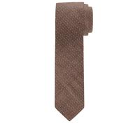 OLYMP - Krawatte medium 6.5cm beige/braun