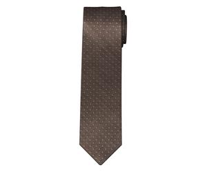 OLYMP - Krawatte medium 6.5cm beige/braun