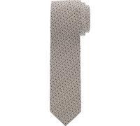 OLYMP Krawatte natur, Gemustert