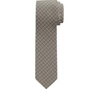 OLYMP Krawatte oliv, Gemustert