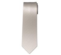 OLYMP Krawatte Herren Seide beige gemustert, One Size