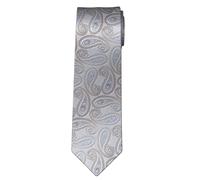 OLYMP Krawatte Herren – Seide, blau gemustert – One Size