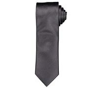 OLYMP Krawatte regular aus reiner Seide mit Nano-Effekt dunkelgrau