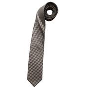 OLYMP Krawatte slim 6,5 cm breit aus reiner Seide Fleckabweisend rost