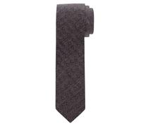 OLYMP Krawatte taupe, Blumen