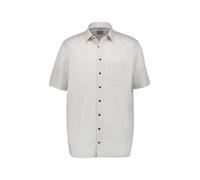 OLYMP Kurzarmhemd Herren Comfort Fit Kurzarm Baumwolle beige, 42